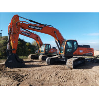 Гусеничные экскаваторы Doosan DX300LCA для компании ООО «Вектор ТК»